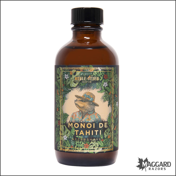 Noble Otter Soap Co. Monoi de Tahiti Aftershave Splash, 4oz