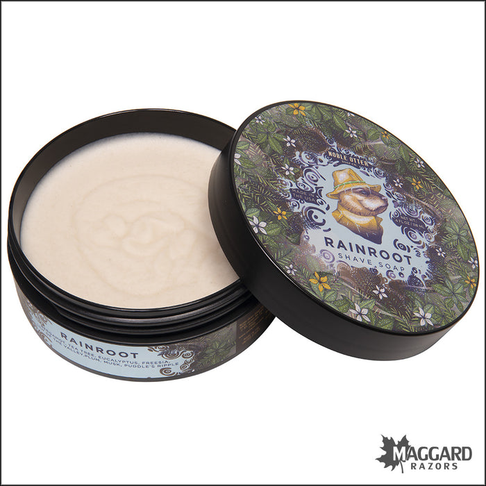 Noble Otter Soap Co. Rainroot Shaving Soap, 4oz