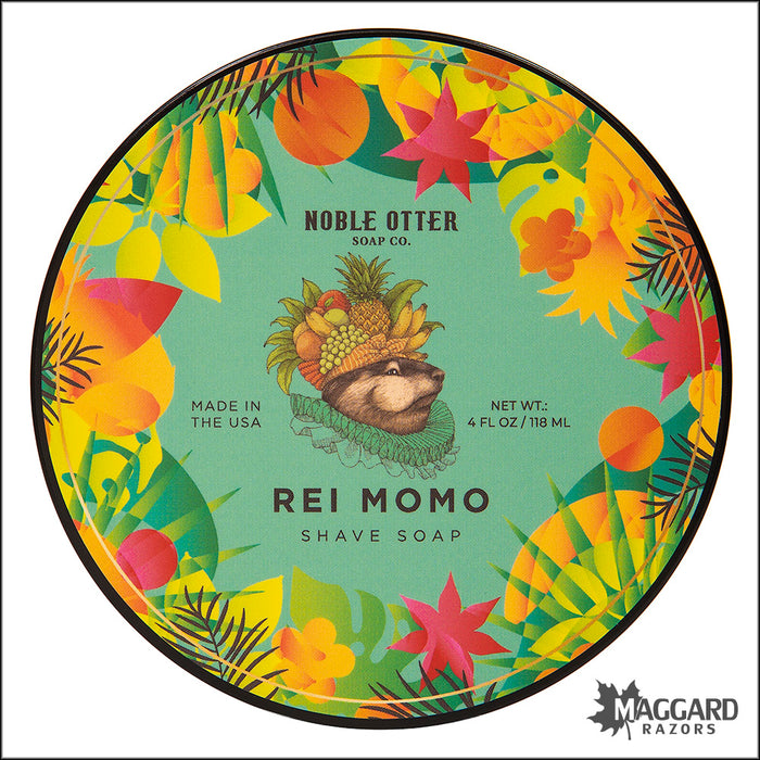 Noble Otter Soap Co. Rei Momo Shaving Soap, 4oz
