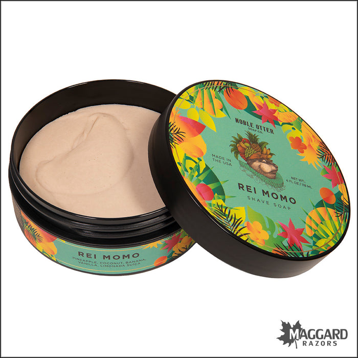 Noble Otter Soap Co. Rei Momo Shaving Soap, 4oz