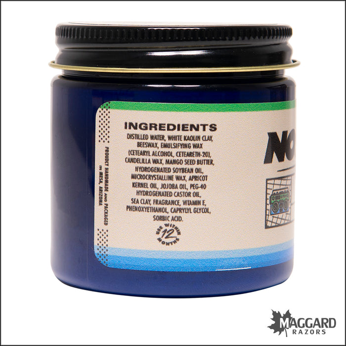 Nostalgic Grooming Pineapple Cilantro Firm Hold Clay Water Based Pomade, 4oz