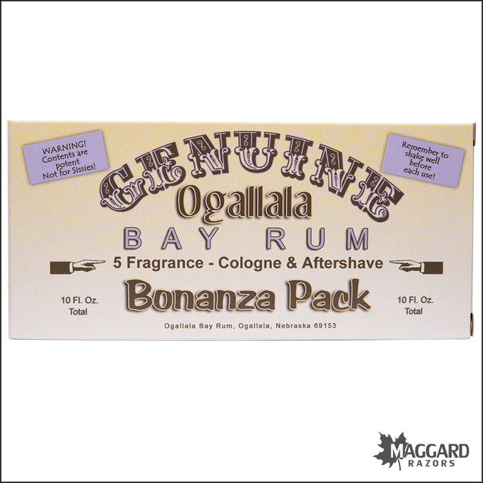 Ogallala Bay Rum Bonanza Sample Pack, Five 2oz Btls.