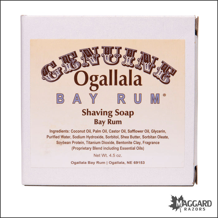 Ogallala Bay Rum Shaving Soap 4.5oz