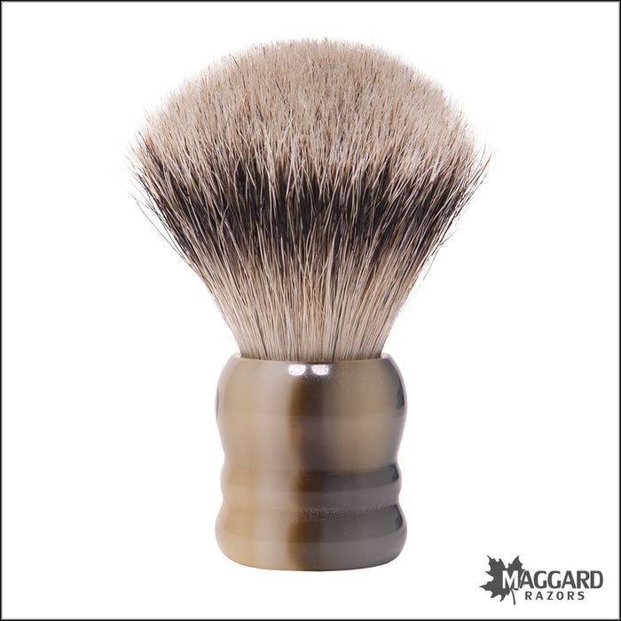 Omega Model 599 Super Badger Travel Shaving Brush, 18mm