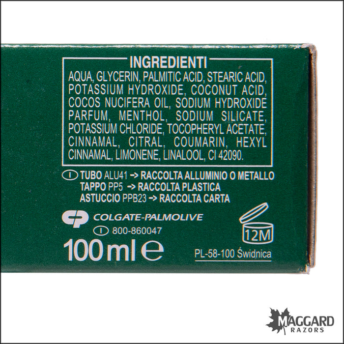 Palmolive Rinfrescante Menthol Shaving Cream in Tube, 100ml
