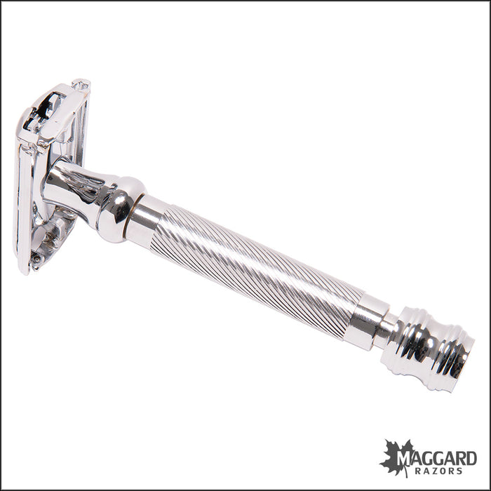 Parker 99R Chrome Handle Butterfly TTO Closed Comb DE Safety Razor