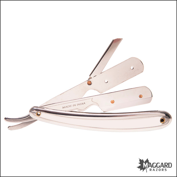 Parker SR1 Stainless Steel Handle Replaceable Blade Shavette Straight Razor