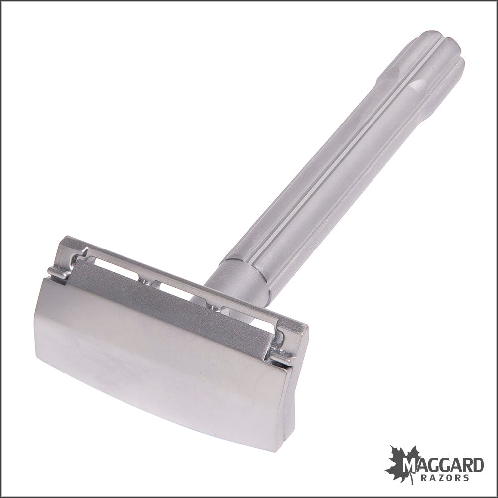 Parker SoloEdge Two Piece Single Edge Safety Razor, Satin Finish ...