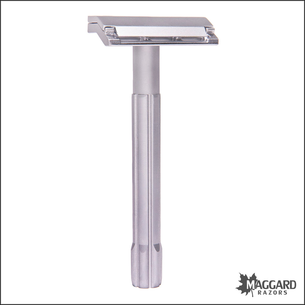 Parker SoloEdge Two Piece Single Edge Safety Razor, Satin Finish ...