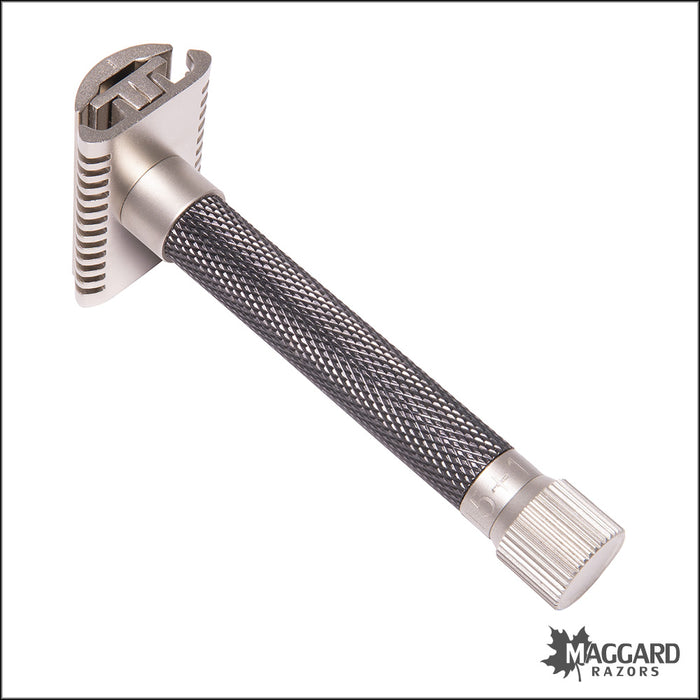 Parker Variant Open Comb Adjustable DE Safety Razor, Graphite — Maggard ...