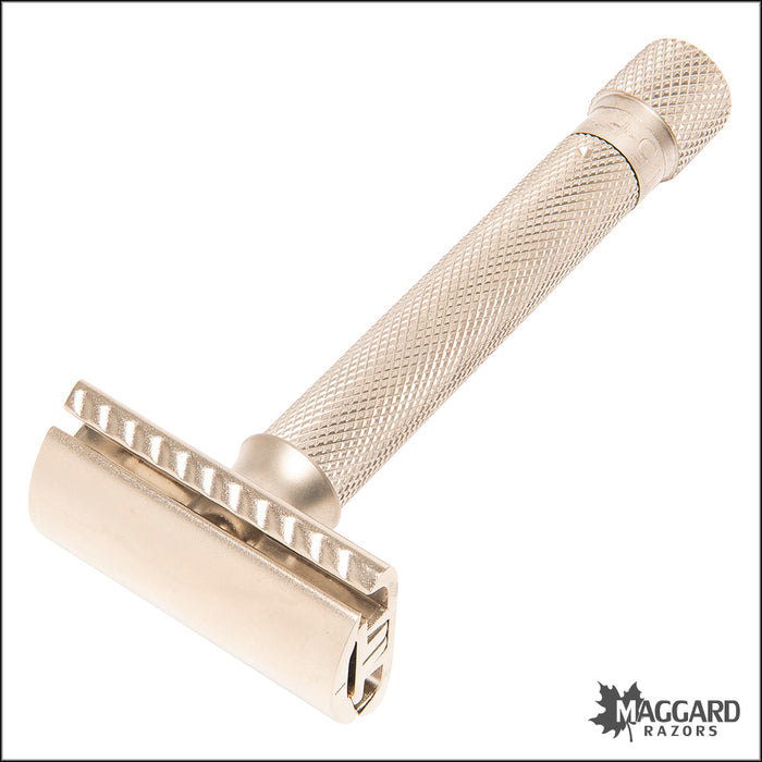 Parker Variant Satin Chrome Handle Adjustable DE Safety Razor
