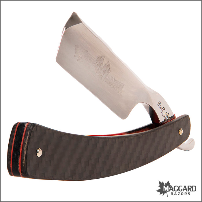 NEW Ralf Aust 123NCB-A-K-E - 6/8" Square Point, Carbon Fiber Scales, Professionally Honed
