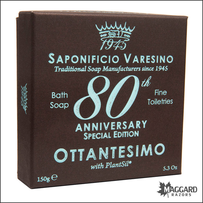 Saponificio Varesino 80th Anniversary Special Edition Bath Soap, 150g