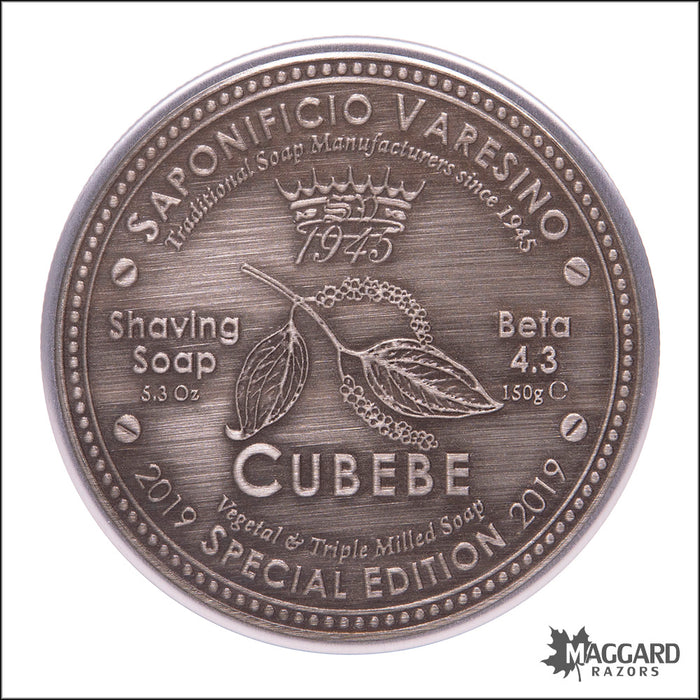 Saponificio Varesino Cubebe Special Edition Shaving Soap, 150g - Beta 4.3