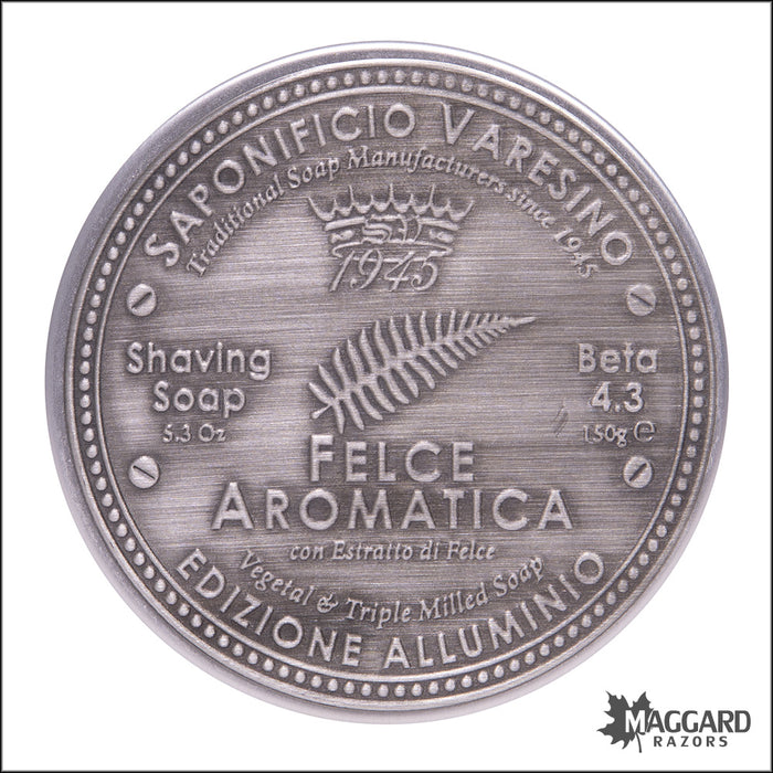 Saponificio Varesino Felce Aromatica Shaving Soap, 150g - Special Edition - Beta 4.3