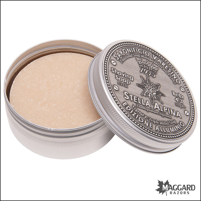 Saponificio Varesino Stella Alpina Shaving Soap, 150g - Beta 4.3