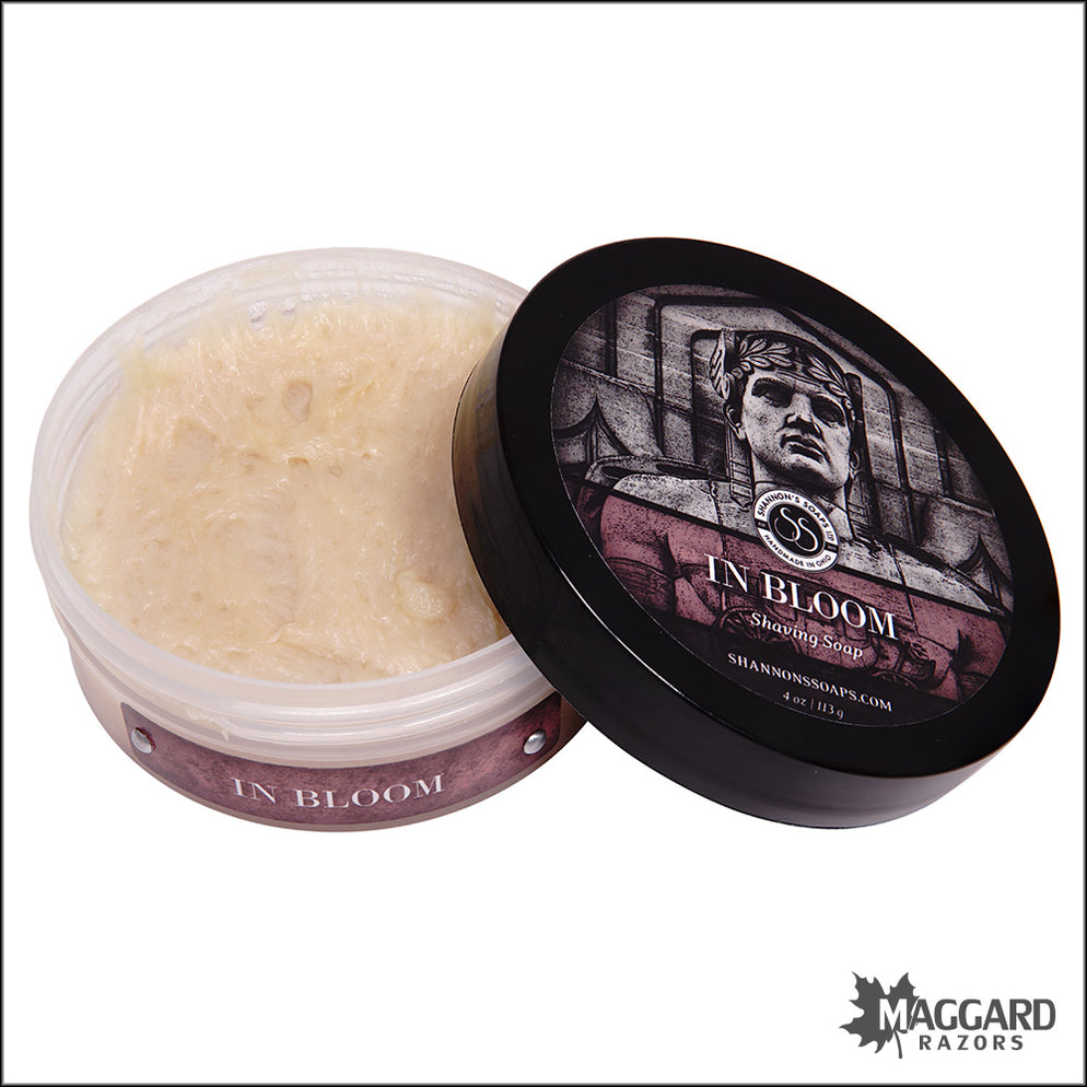 Shannon's Soaps In Bloom Tallow Shaving Soap, 4oz Seasonal Release