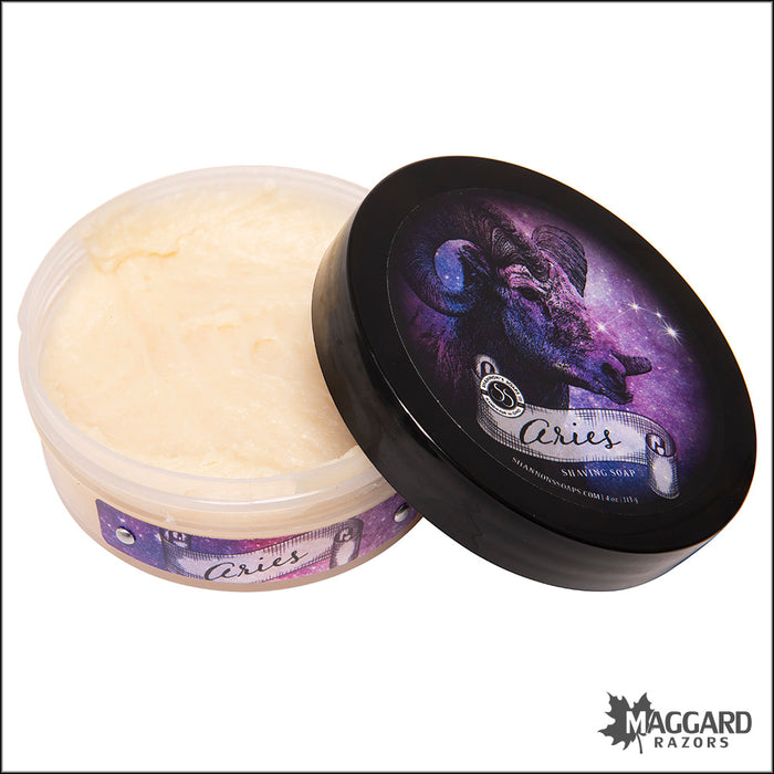 Shannon's Soaps Aries Tallow Shaving Soap, 4oz