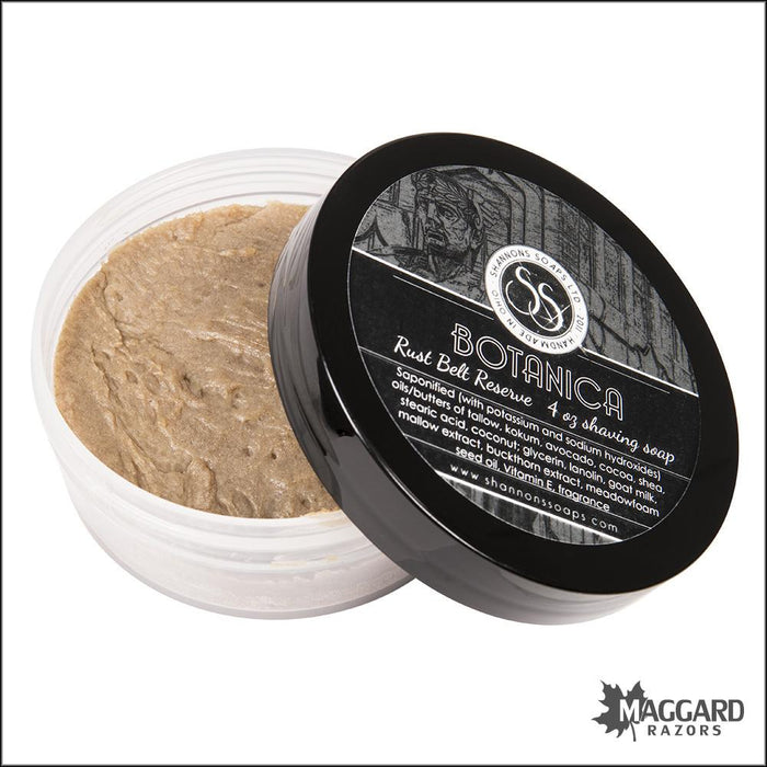 Shannon's Soaps Botanica Artisan Shaving Soap, 4oz