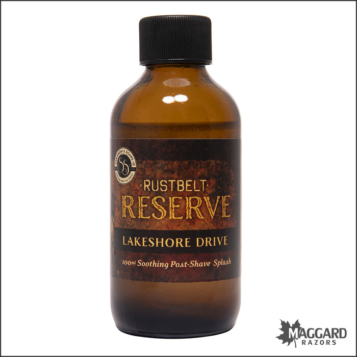 Shannon's Soaps Lakeshore Drive, Rust Belt Reserve Aftershave Splash, 100ml - Alcohol Free