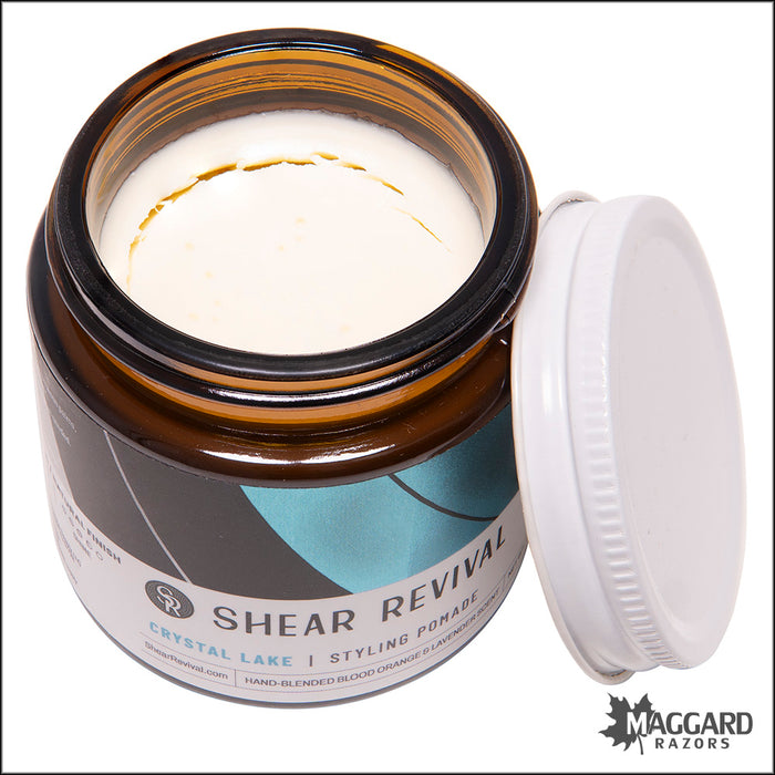 Shear Revival Crystal Lake Water Based Medium Hold Pomade, 3.4oz