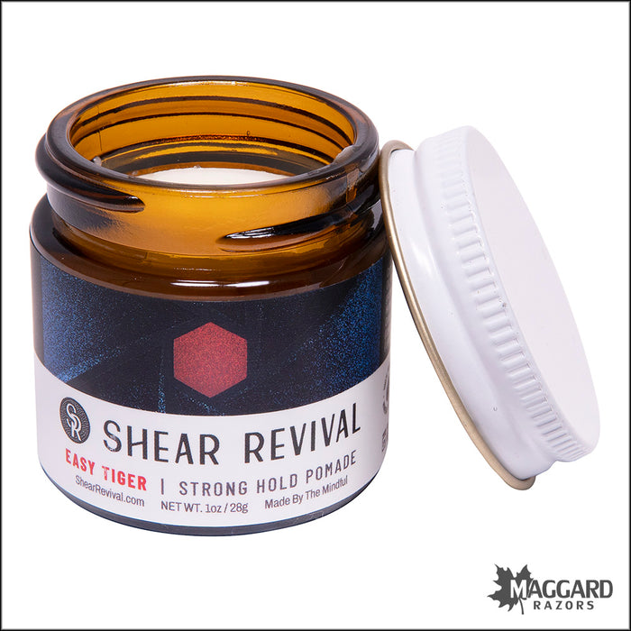 Shear Revival Easy Tiger Traditional Pomade, Travel Size 1oz