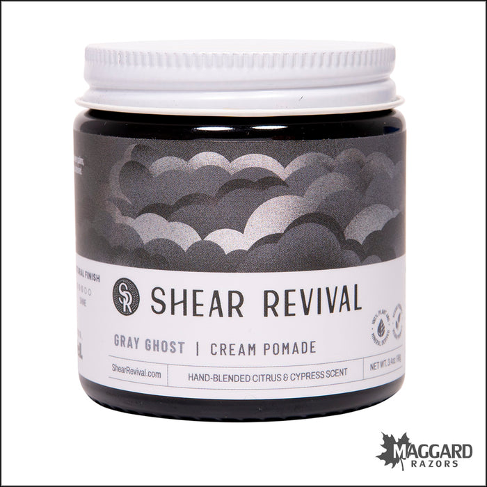 Shear Revival Gray Ghost Artisan Made Cream Pomade, 3.4oz