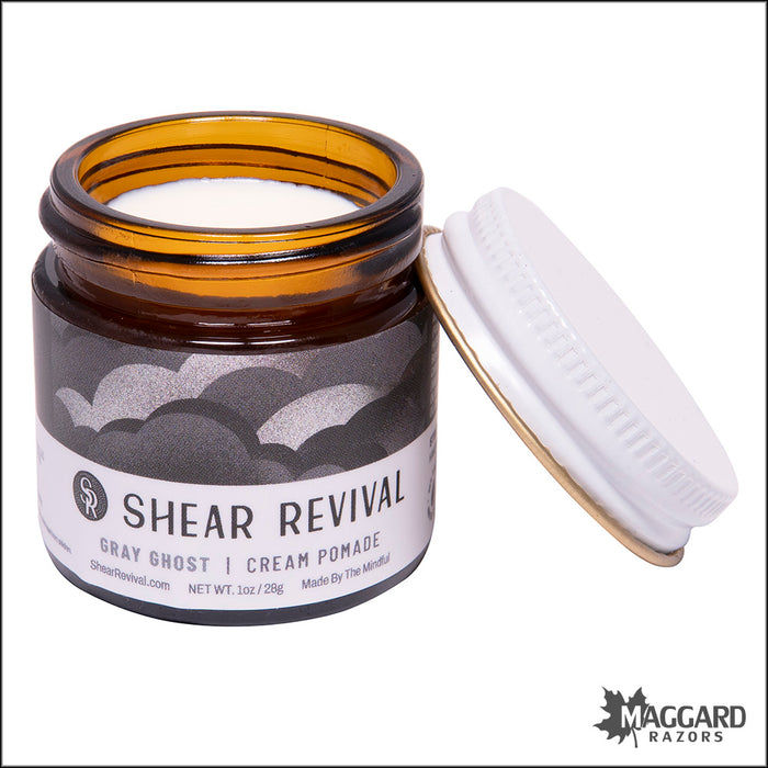 Shear Revival Gray Ghost Cream Pomade, Travel Size 1oz