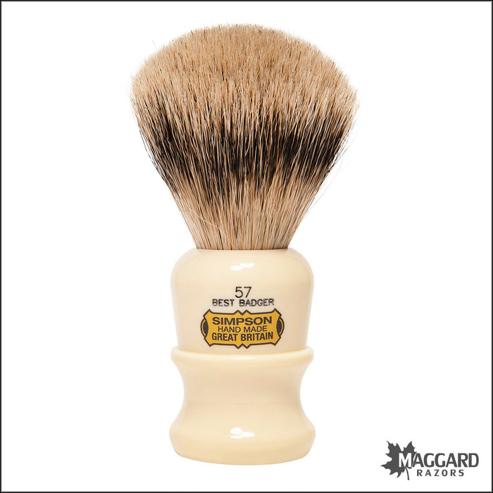 Simpson 57 Best Badger Shaving Brush, 22mm