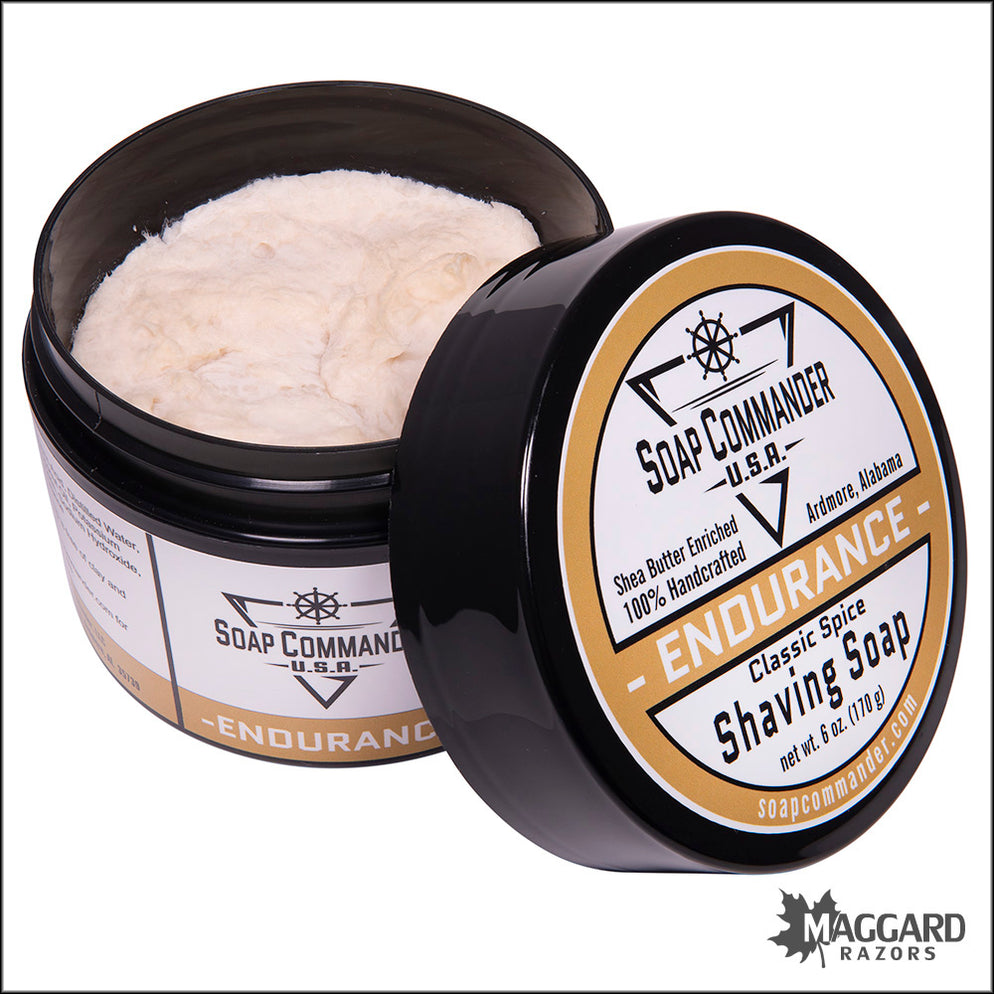 Soap Commander Endurance Artisan Shaving Soap, 6oz — Maggard Razors