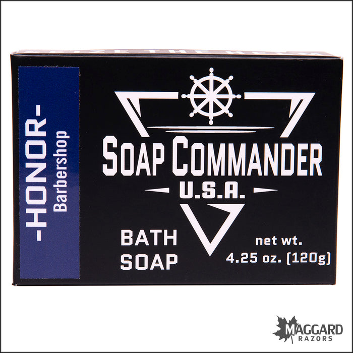 Soap Commander Honor Artisan Bath Soap, 4.25oz