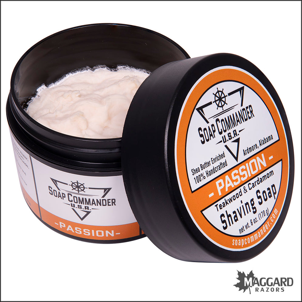 Soap Commander Passion Artisan Shaving Soap, 6oz — Maggard Razors