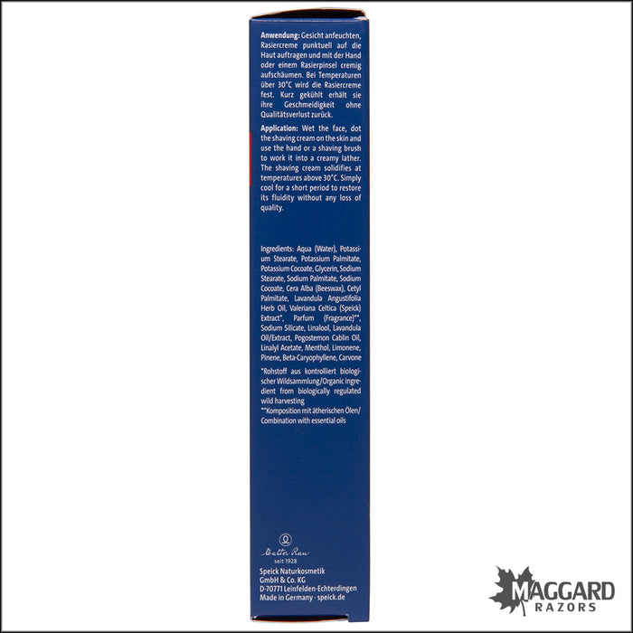 Speick Shaving Cream Tube, 75ml