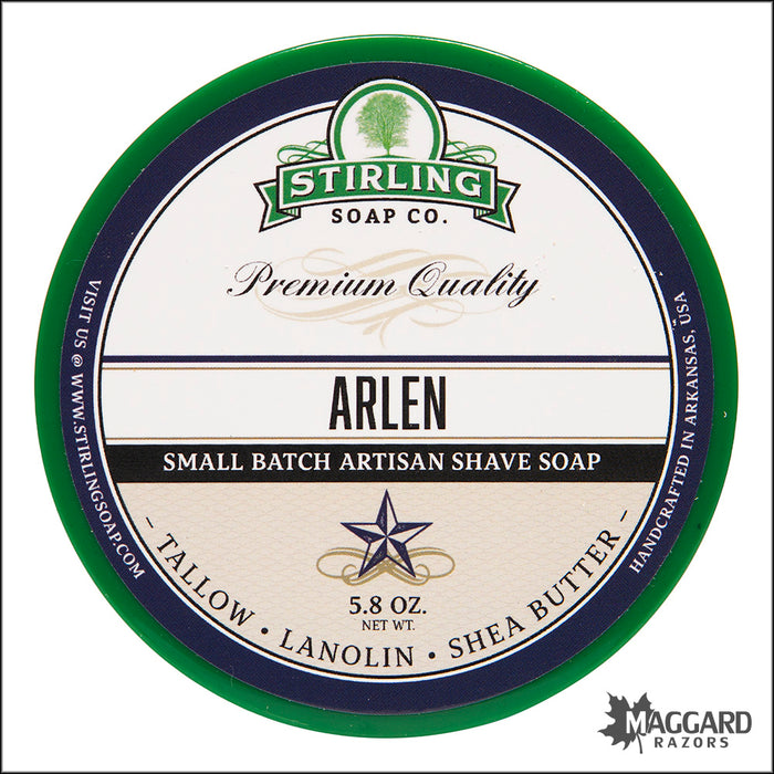 Stirling Soap Co. Arlen Shaving Soap, 5.8oz - Seasonal Release