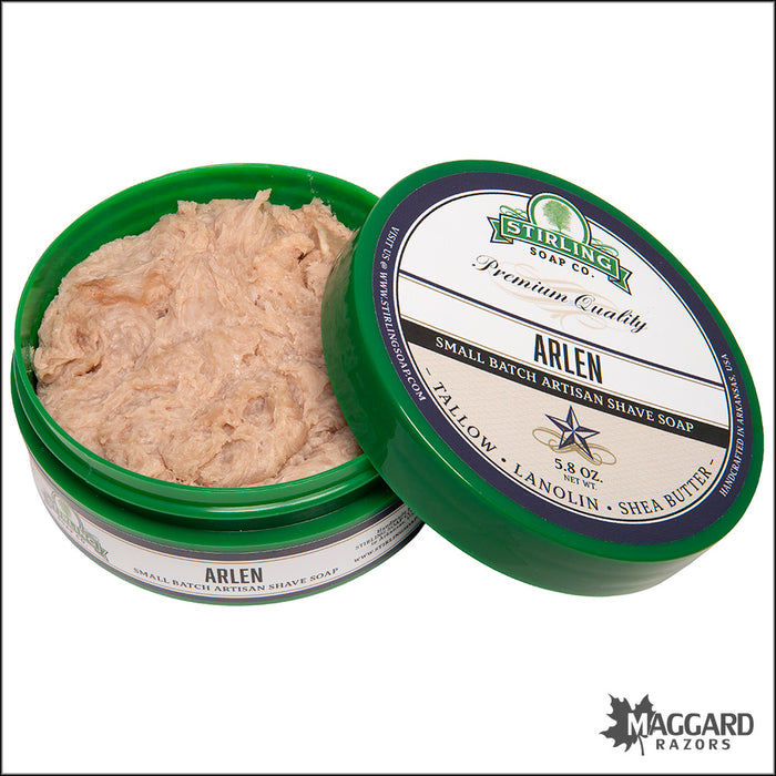 Stirling Soap Co. Arlen Shaving Soap, 5.8oz - Seasonal Release