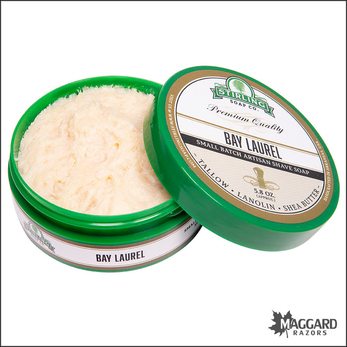 Stirling Soap Co. Bay Laurel Shaving Soap, 5.8oz