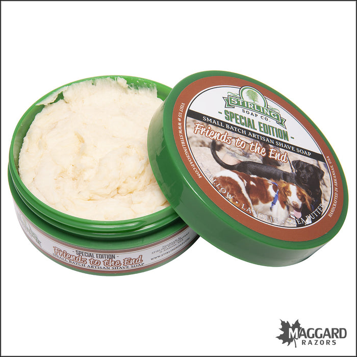 Stirling Soap Co. Friends To The End Shaving Soap, 5.8oz - Special Edition