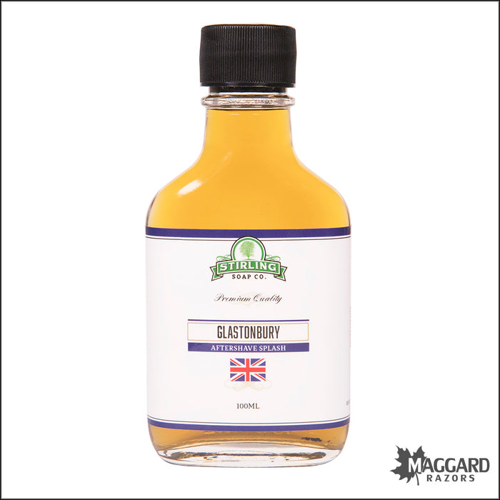 Stirling Soap Co. Glastonbury Aftershave Splash, 100ml - Seasonal Release