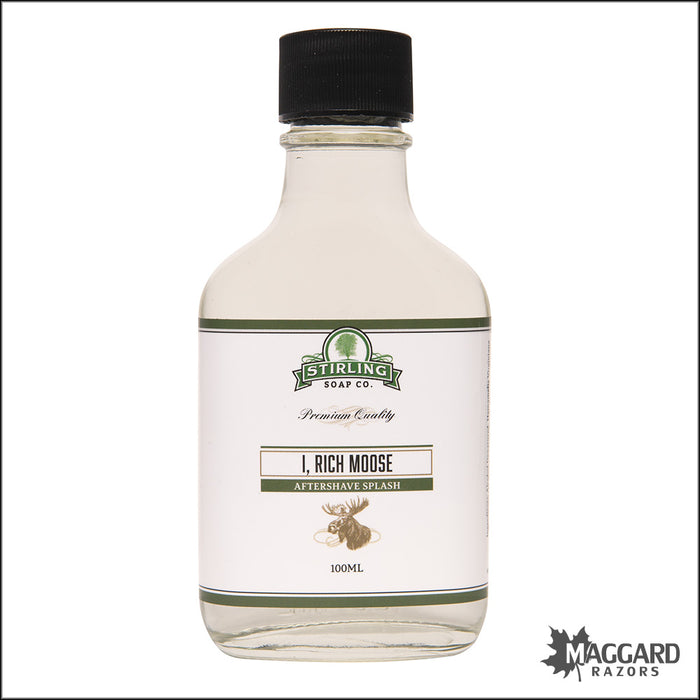 Stirling Soap Co. I, Rich Moose Aftershave Splash, 100ml - Seasonal Release