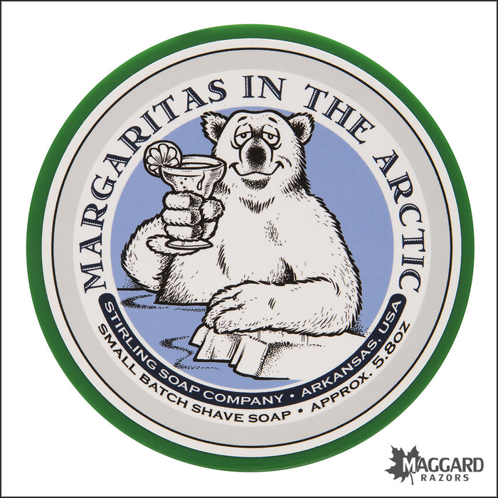 Stirling Soap Co. Margaritas in the Arctic Shaving Soap, 5.8oz