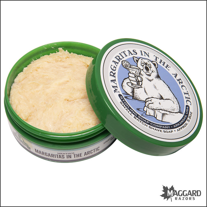 Stirling Soap Co. Margaritas in the Arctic Shaving Soap, 5.8oz