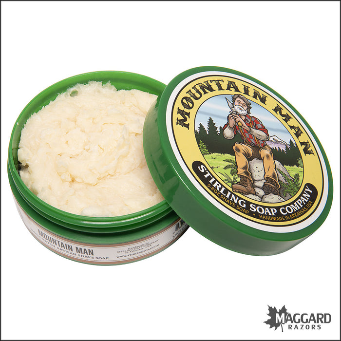 Stirling Soap Co. Mountain Man Shaving Soap, 5.8oz
