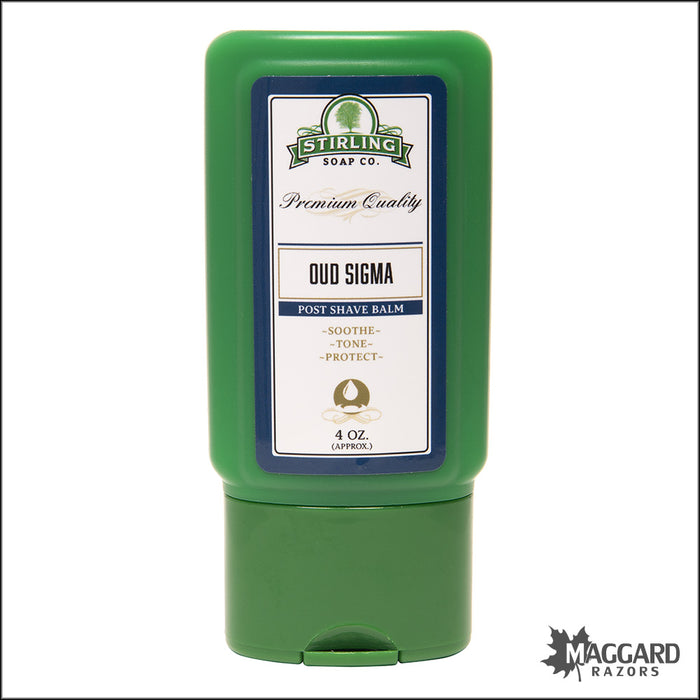 Stirling Soap Co. Oud Sigma Aftershave Balm, 4oz - Seasonal Release