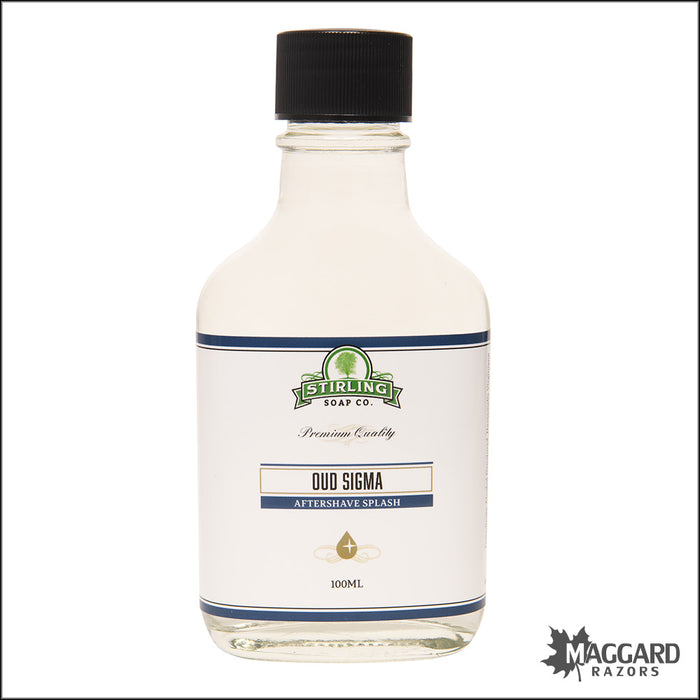 Stirling Soap Co. Oud Sigma Aftershave Splash, 100ml - Seasonal Release