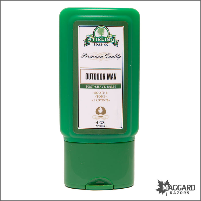 Stirling Soap Co. Outdoor Man Aftershave Balm, 4oz - Seasonal Release