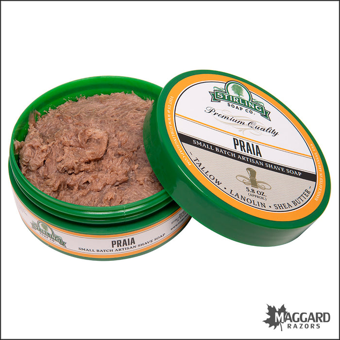 Stirling Soap Co. Praia Shaving Soap, 5.8oz