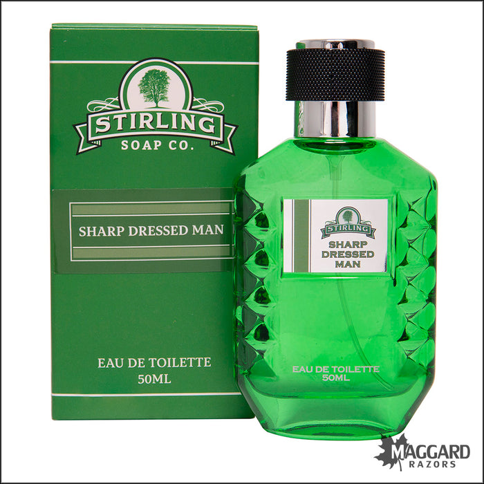 Stirling Soap Co. Sharp Dressed Man Eau de Toilette, 50ml — Maggard Razors Stirling Soap Co. Sharp Dressed Man Eau de Toilette, 50ml — Maggard Razors