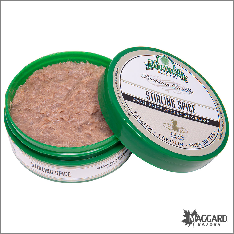 Stirling Soap Co. Stirling Spice Shaving Soap, 5.8oz - Seasonal Releas ...