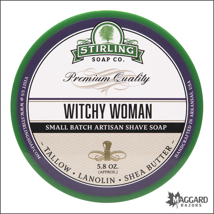 Stirling Soap Co. Witchy Woman Shaving Soap, 5.8oz