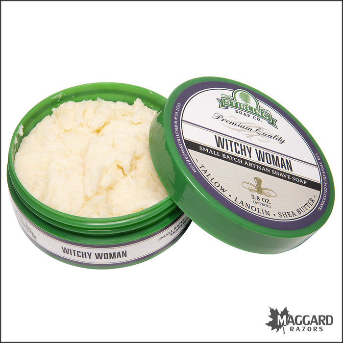 Stirling Soap Co. Witchy Woman Shaving Soap, 5.8oz